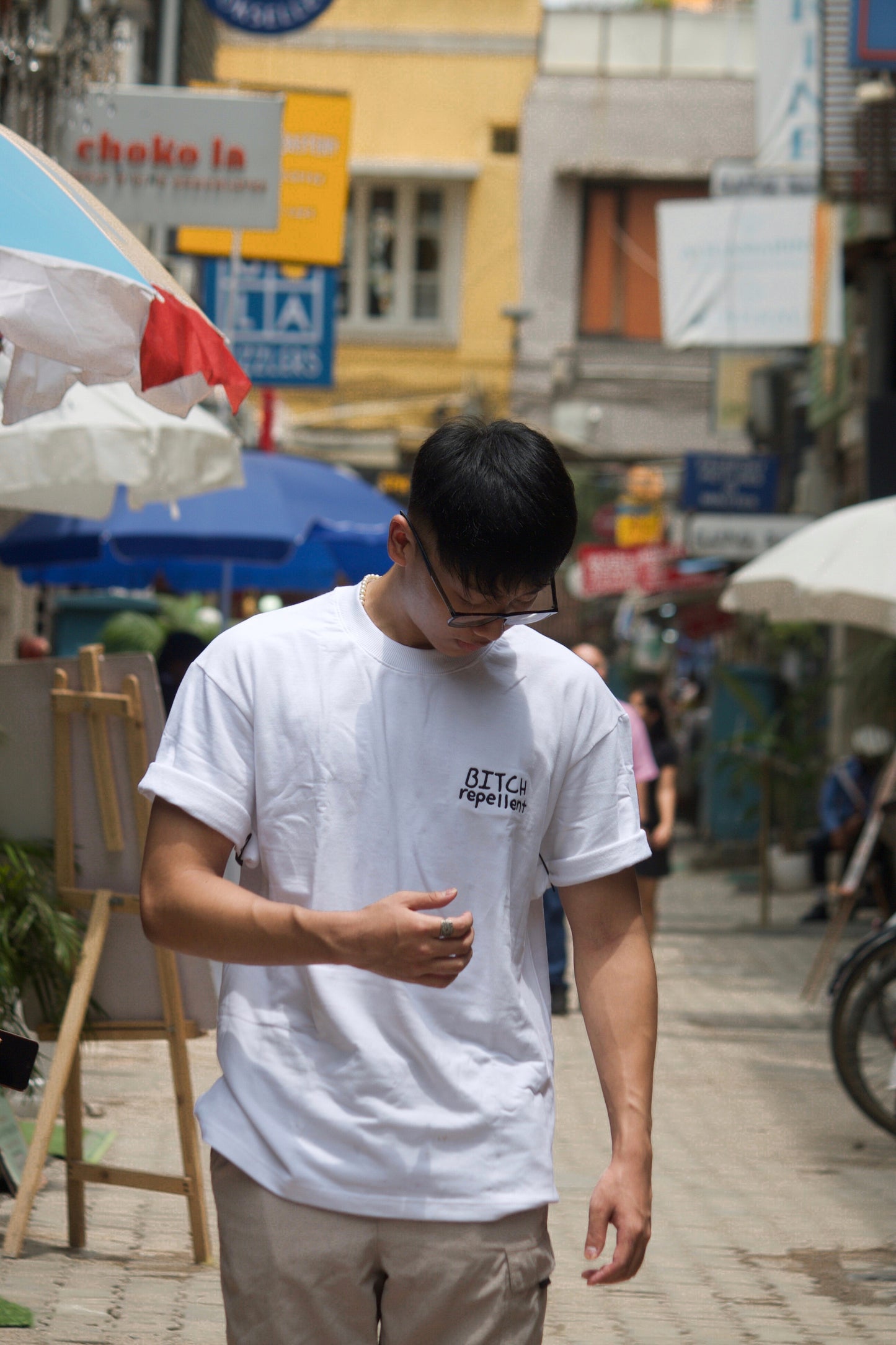 "Bitch Repellent"(Unisex) Oversized T