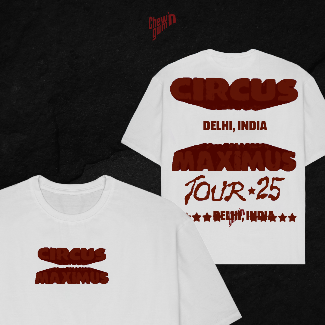 " Travis Circus Maximus"(Unisex) Oversized T