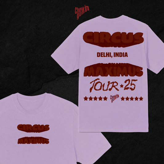 " Travis Circus Maximus"(Unisex) Oversized T