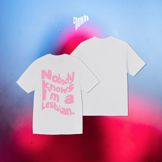 "I am a lesbian"(Unisex) Oversized T