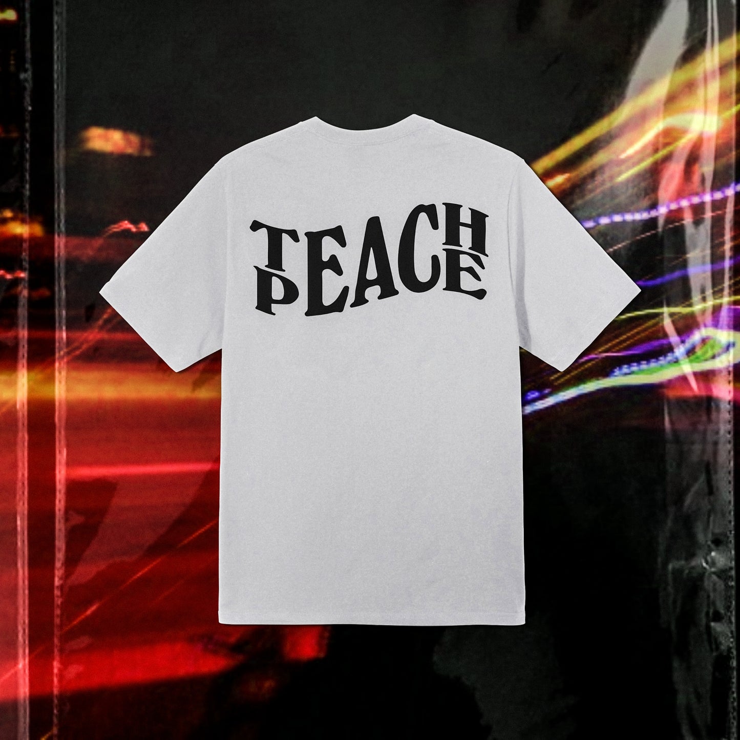 "Teach peace" (Unisex) Oversized T