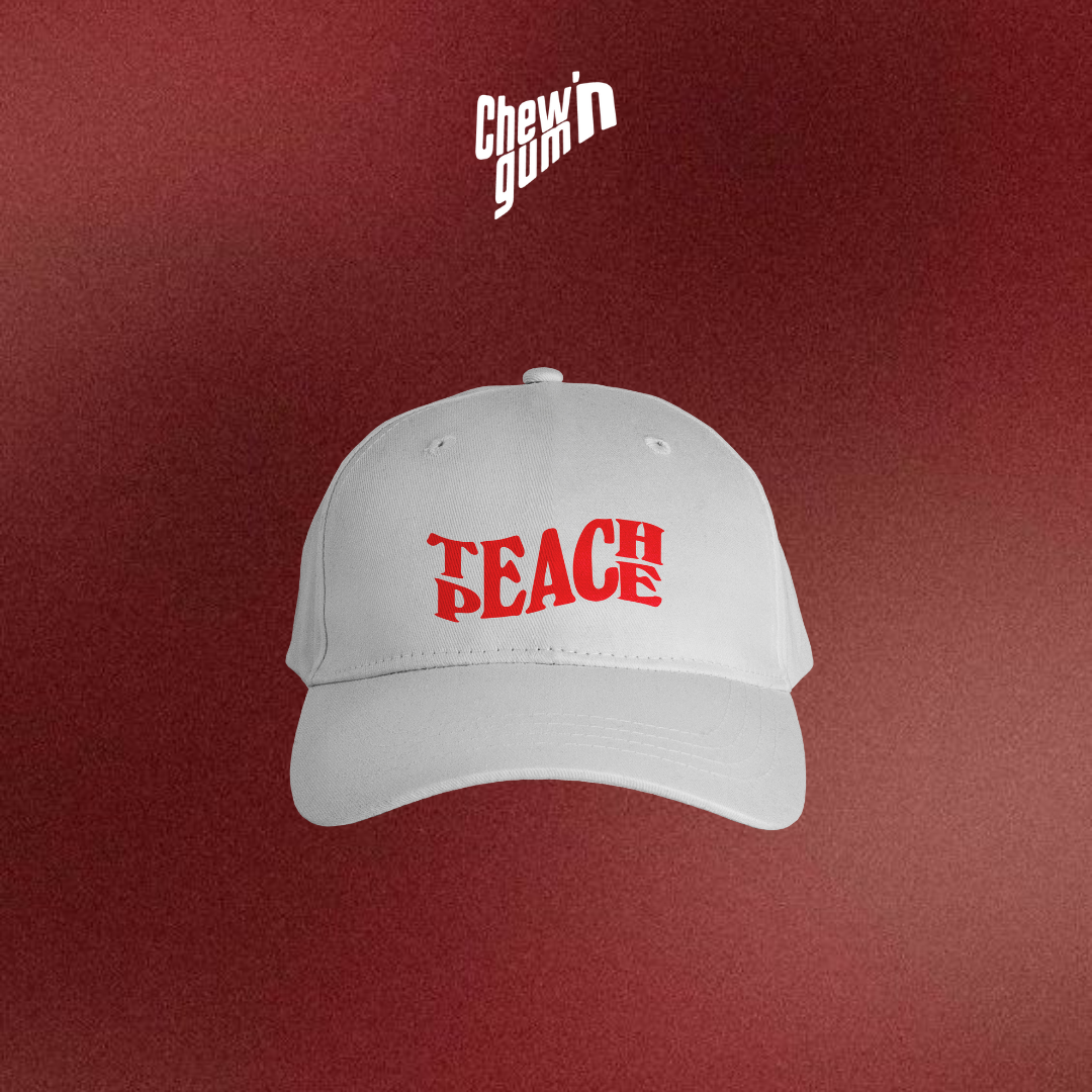 Teach Peace ( Embroidered ) Cap