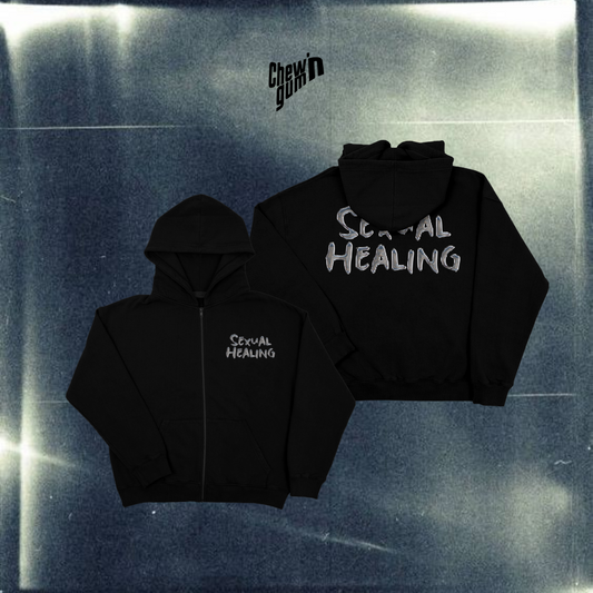 "Sexual Healing Chrome" (Unisex) Zip Hoodie