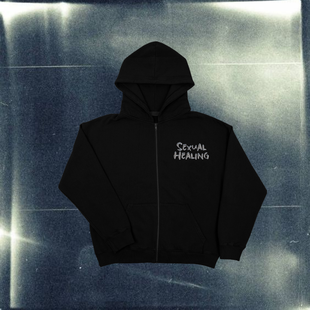 "Sexual Healing Chrome" (Unisex) Zip Hoodie