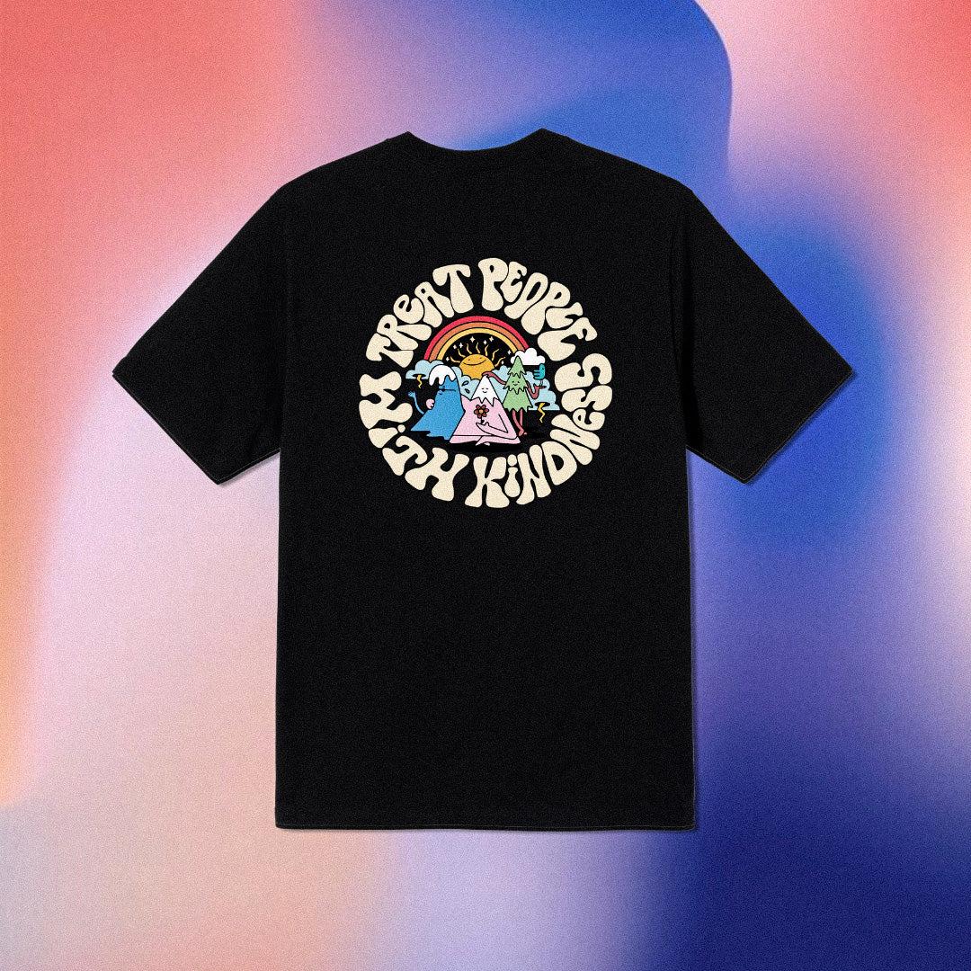 "TREAT PEOPLE WITH KINDNESS"(Unisex) Oversized T