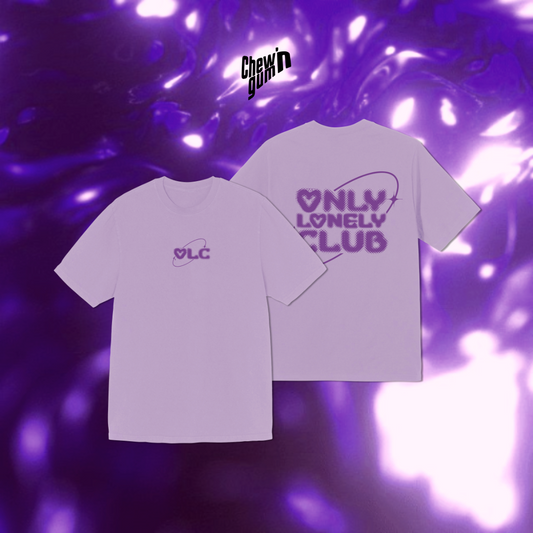 "ONLY LONELY CLUB "(Unisex) Oversized T