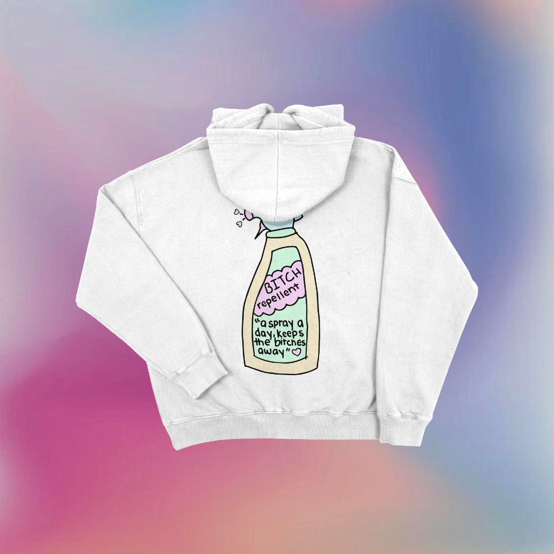 "Bitch Repelent" (Unisex) Zip Hoodie