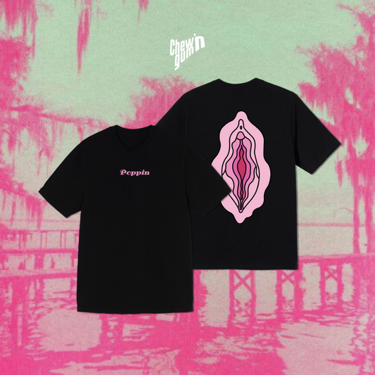 "Pu#*y Poppin"(Unisex) Oversized T