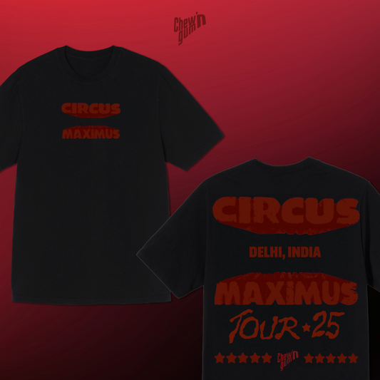" Travis Circus Maximus"(Unisex) Oversized T