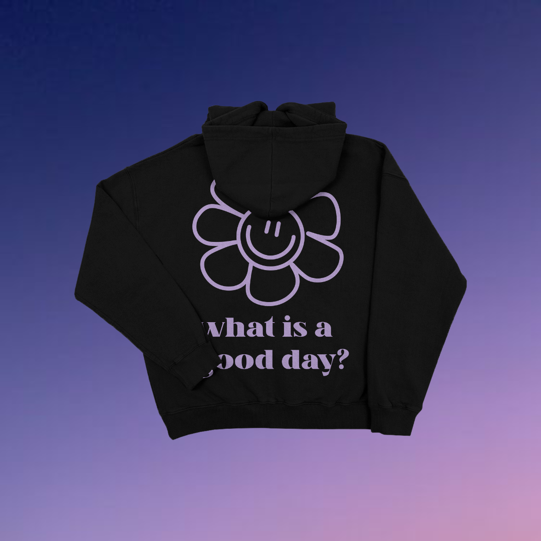 "What is a good day" (Unisex) Zip Hoodie