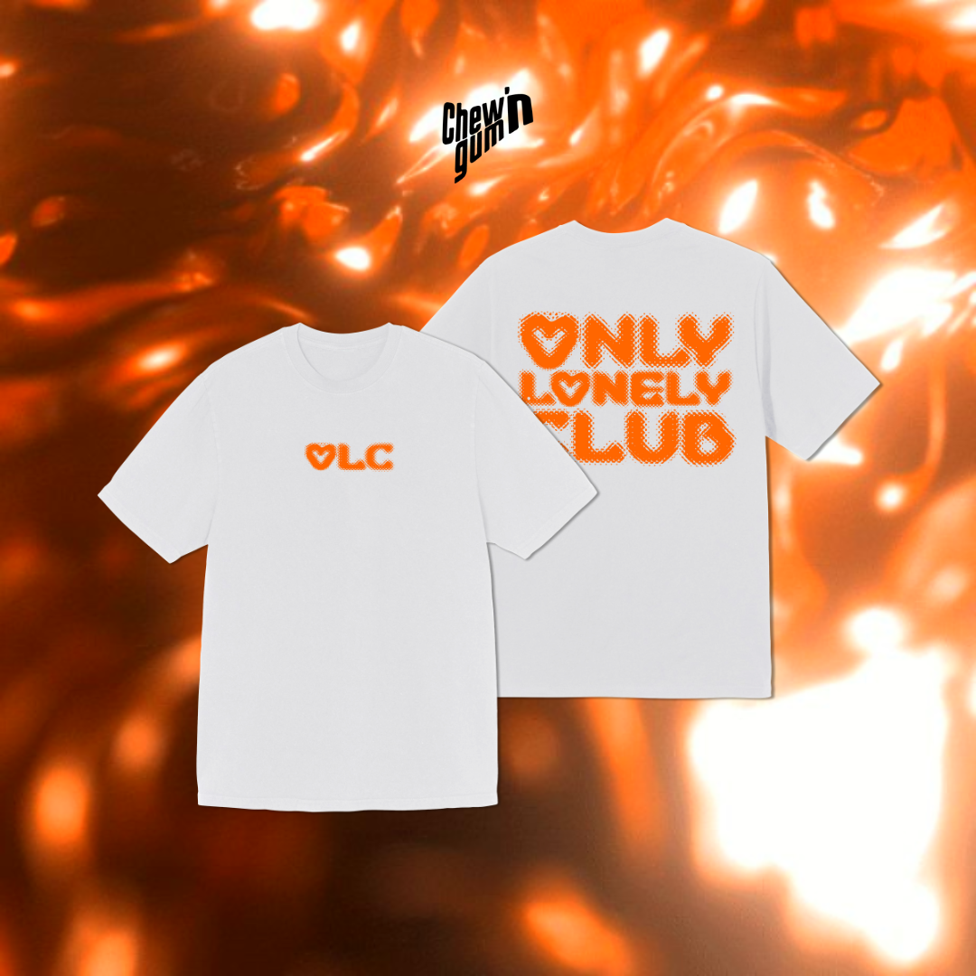 "ONLY LONELY CLUB "(Unisex) Oversized T