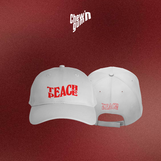 Teach Peace ( Embroidered ) Cap