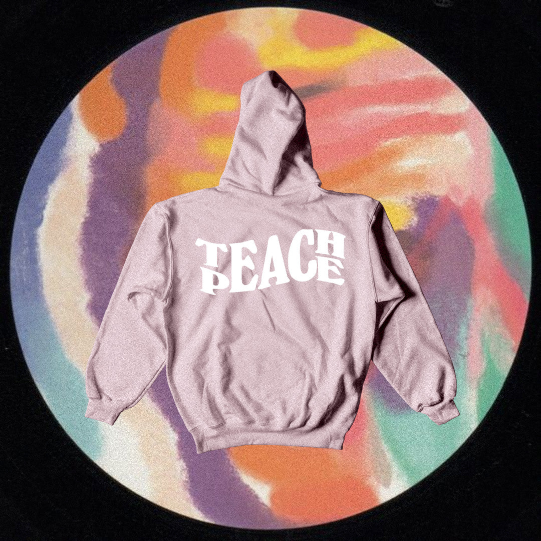 "Teach Peace"(Unisex) Hoodie