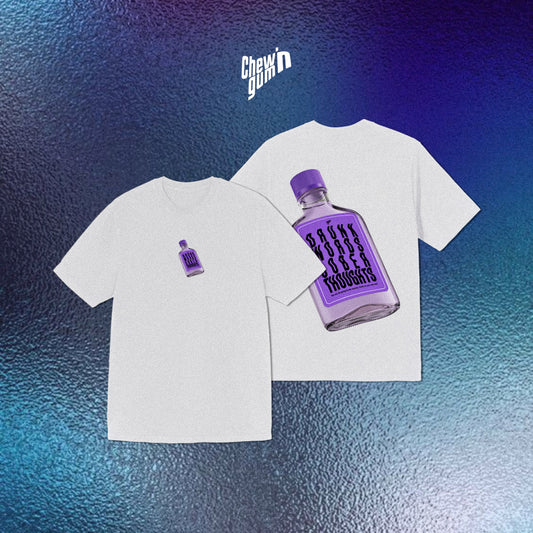 "Drunk Words Sober Thoughts"(Unisex) Oversized T