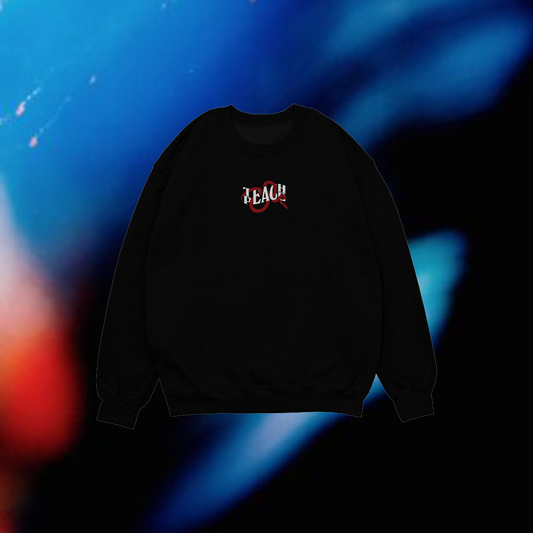 'Teach Peace Snake' Unisex Sweatshirt