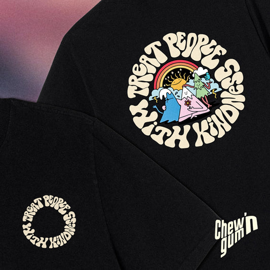 "TREAT PEOPLE WITH KINDNESS"(Unisex) Oversized T