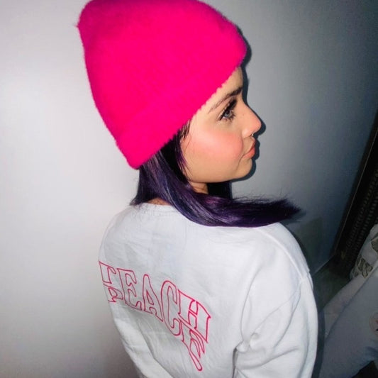 "Teach peace" (Unisex) Oversized T