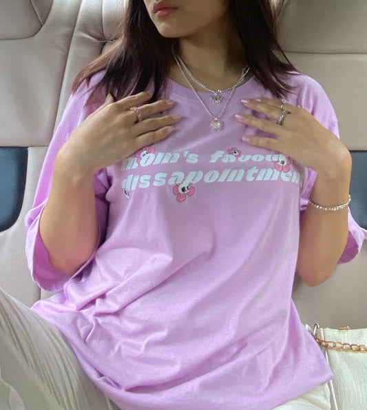 "Moms favourite dissapoint"(Unisex) Oversized T